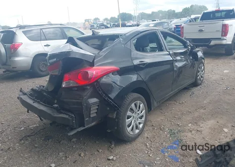 2012 Hyundai Elantra Gls из США, поврежденный, VIN 5NPDH4AE2CH140022